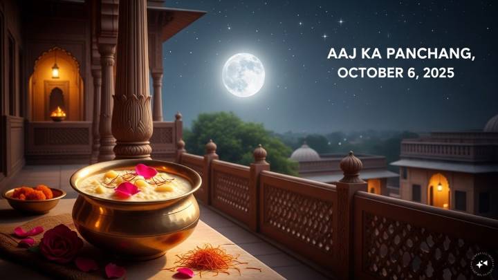 Aaj Ka Panchang: Sharad Purnima 2025 Yogas, Chandra Puja And Kheer Rituals