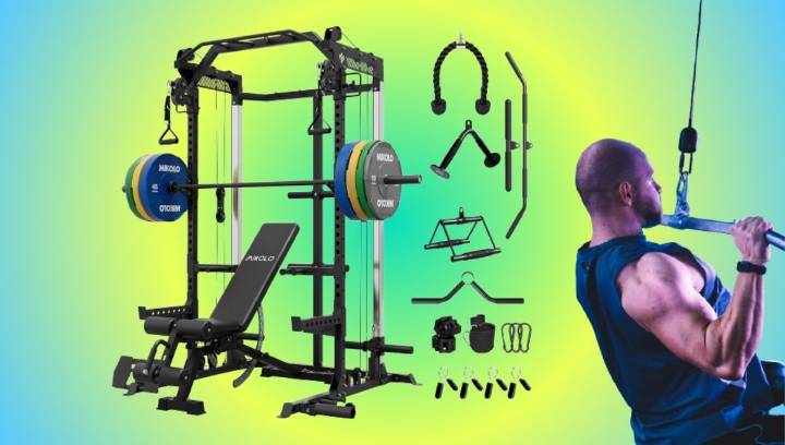 The Ultimate Deal: Save $570 on Mikolo Power Cage with 230lb Plates Included