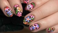 5 diseños de uñas de Catrina para celebrar Día de Muertos con unas manos elegantes