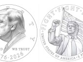 Donald Trump como los emperadores romanos: emitirían monedas de 1 dólar con su imagen