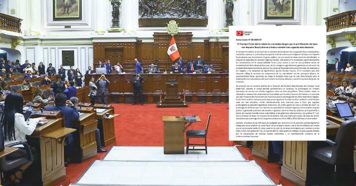 Leyes aprobadas por el Congreso son un riesgo para el gasto público, advierte Consejo Fiscal