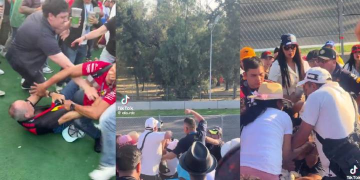 Aficionados protagonizan peleas en las gradas del Gran Premio de México de la Fórmula 1