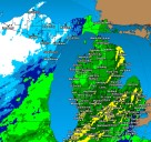 Weekend rainfall totals across Michigan; Top rainfall over 3 inches