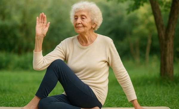 5 posturas de yoga que te ayudan a llegar mejor a la vejez
