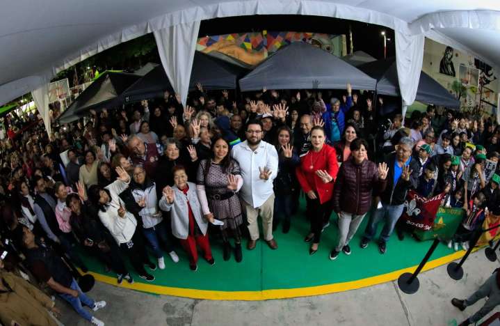 Isaac Montoya entrega la Huella de la Transformación 21 en Izcalli Chamapa