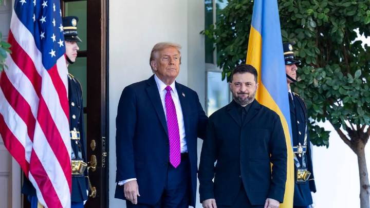 Trump recibe a Zelenski en la Casa Blanca para abordar el fin de la guerra de Ucrania: "Ya se ha derramado suficiente sangre"