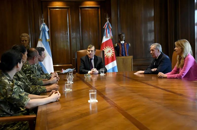 Zamora recibió al Comando Electoral tras los comicios y destacaron el clima de respeto y tranquilidad