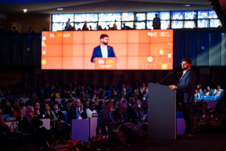 Presidente Boric inaugura foro de la ONU para la Alimentación y la Agricultura: “Terminar con el hambre no es ideología”