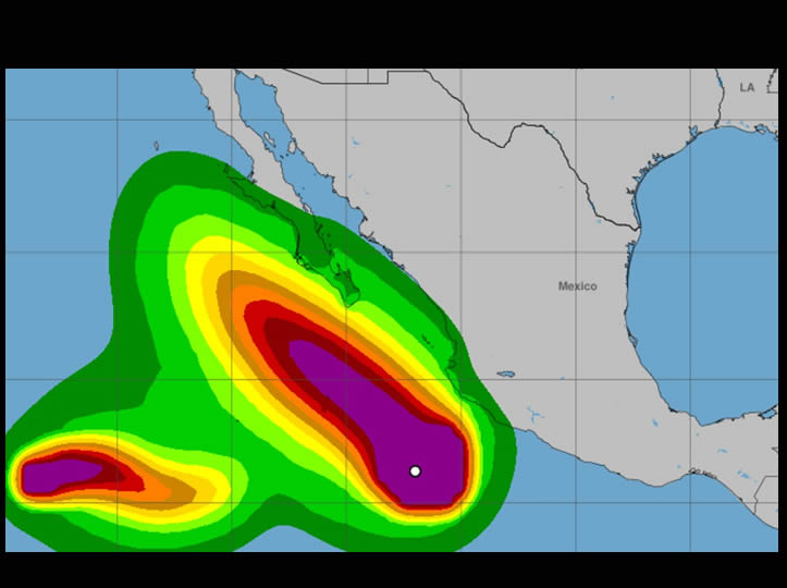 Priscilla ya es huracán; fuertes lluvias en el Pacífico mexicano