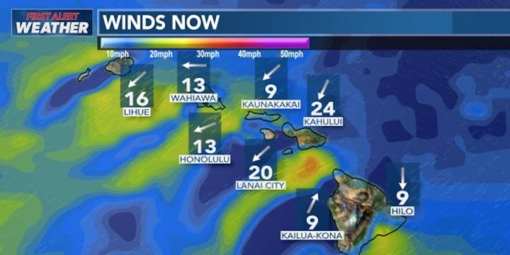 First Alert Forecast: Light winds for most of the coming week