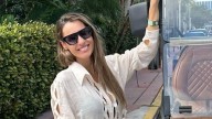 Pampita deslumbró en NY con un encantador look boho, fluido y urbano