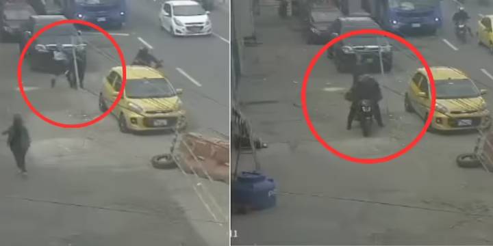 Un policía herido y un ladrón muerto tras intento de fleteo en Puente Aranda, sur de Bogotá