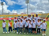 Tapa Roja Solidario, el proyecto que acerca al deporte a niños de zonas rurales del Tolima