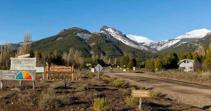 Mapa de la ruta que se asfaltará en la cordillera de Neuquén y que dividió a una villa turística