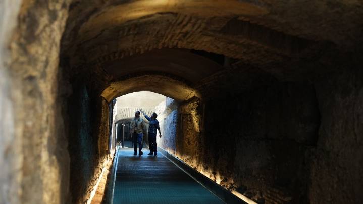 Once-secret Emperor Commodus' passage to Rome Colosseum opens to public for the first time