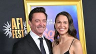 Hugh Jackham y Sutton Foster debutan como pareja en la alfombra roja