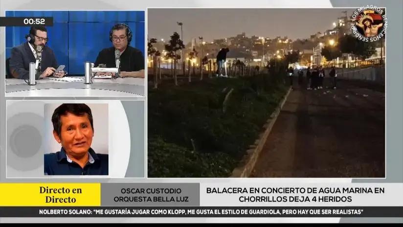 “Tenemos miedo”: Líder de La Bella Luz expresa su consternación por atentado a Agua Marina
