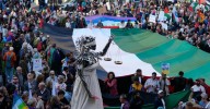 Al menos 10 mil personas protestan contra Israel en Údine antes del duelo ante Italia
