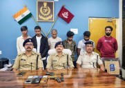 Odisha Police bust interstate drug racket; 5 held with 350 kg ganja and 2 pistols