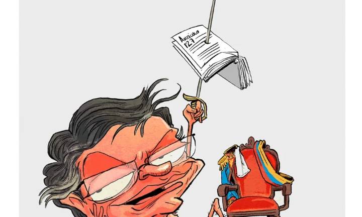 Caricatura De Leo Parra :Desnudando intenciones