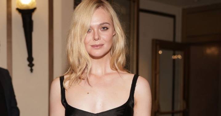 Elle Fanning’s Bustier Top & Skirt Look Will Make You Look Twice