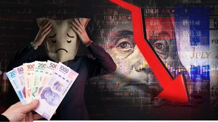 Peso y Bolsa Mexicana con pérdidas por cierre de gobierno en EU