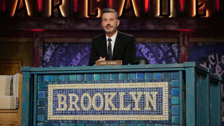 Kimmel and Colbert appear as guests on each other’s shows : NPR
