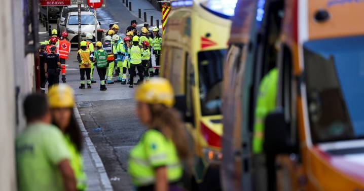¡URGENTE! Tragedia en Madrid por derrumbe de edificio que deja a cuatro desaparecidos