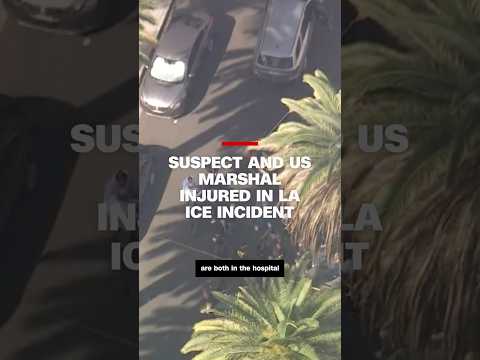 Suspect and US Marshal injured in LA ICE incident