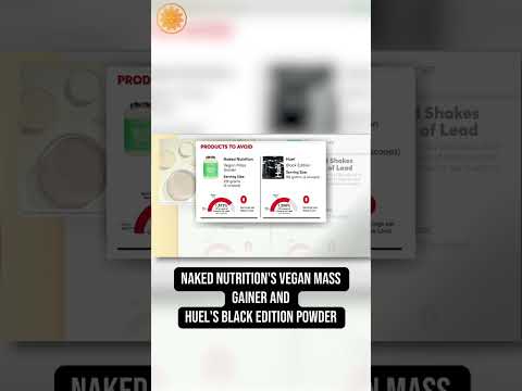 Popular protein powders have higher lead levels than daily recommended limit, study finds #shorts