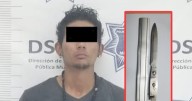 Sujeto armado es detenido dentro de plaza comercial