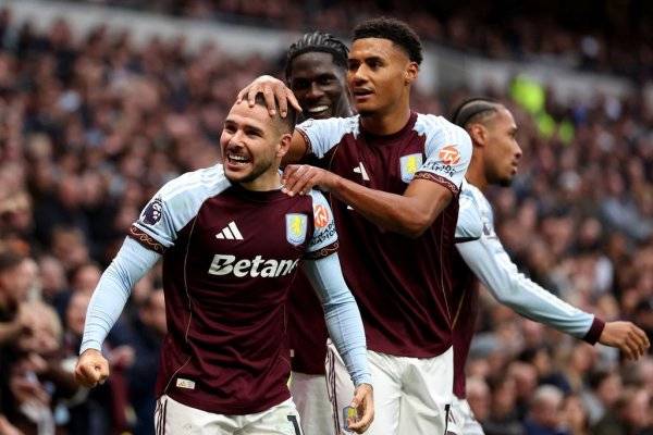 Aston Villa se lo dio vuelta al Tottenham con intervención del argentino Buendia