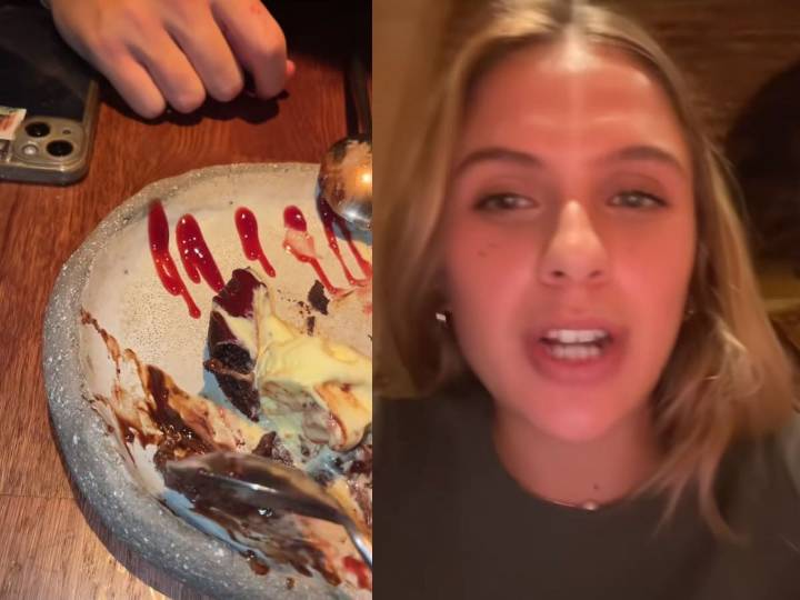 Restaurante se equivoca de mesa y le sirven un postre con anillo que no era para ella