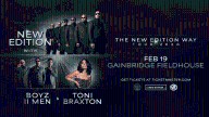 Tickets on sale for New Edition, Boyz II Men and Toni Braxton at Gainbridge 