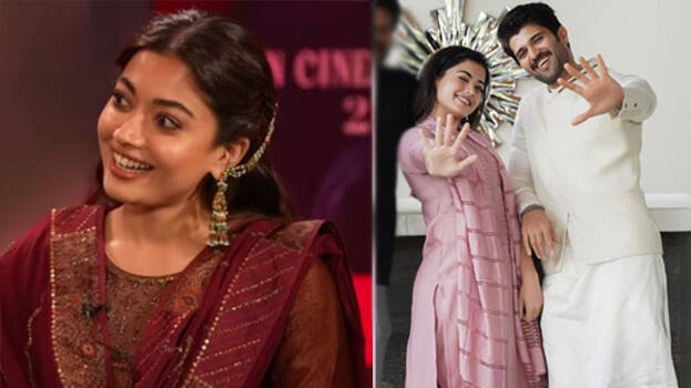 'Diamond ring, many things to celebrate'; Rashmika Mandanna caught off guard by interviewer's question