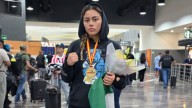 Reciben a “La Guerrera” Hernández tras victoria en España