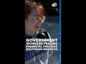 Federal worker visiting D.C. reacts to ongoing government shutdown