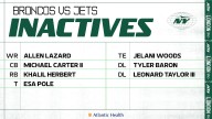 CB Michael Carter, WR Allen Lazard on Jets' Inactive List for Broncos in London