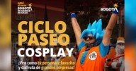 Bogotá rodará con disfraz en el Ciclopaseo Cosplay este domingo 12 de octubre