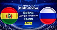 Dónde ver Bolivia vs. Rusia EN VIVO: canales que televisan el amistoso FIFA