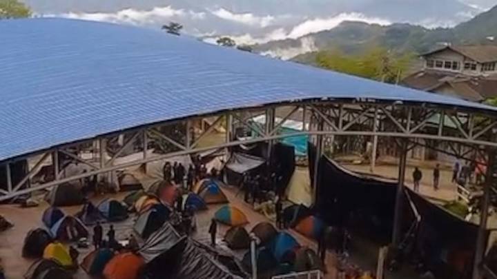 Campesinos del sur del Cauca se movilizan por la vía Popayán-Pasto; piden que el Estado les cumpla acuerdos pactados.