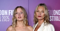 Kate Moss Gives Ellie Bamber Her Seal of Approval at 'Moss & Freud' Premiere