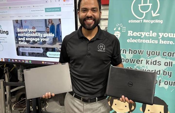 Man Refurbishes Old Computers And Gives Them To Families In Need