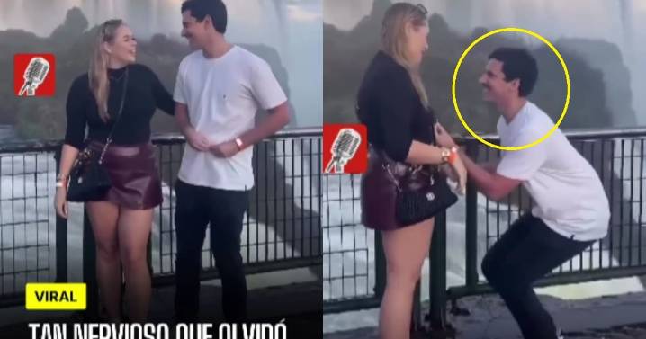 “Casi baila de nervios”: hombre olvida cómo arrodillarse al proponer matrimonio