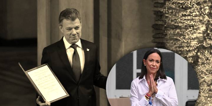 María Corina Machado ganó el Nobel de la Paz: qué diferencias hubo con la elección de Juan Manuel Santos en 2016