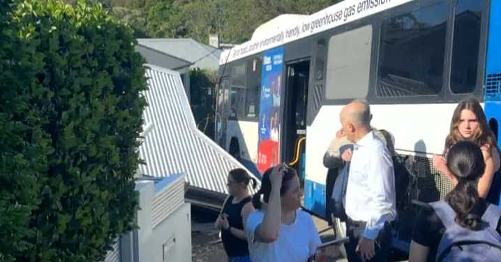 Bus crashes into home on Sydney's Northern Beaches