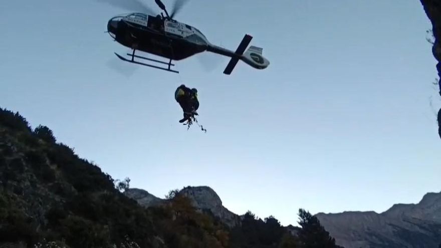 Diez horas de rescate en Bujaruelo haciendo noche tras un ataque de ansiedad
