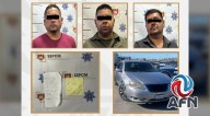 Detienen a tres hombres por amenazar a comerciante en La Mesa