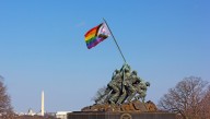 Biden Updates Iwo Jima Memorial With Pride Flag