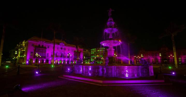 Señor de los Milagros: Plaza de Armas se iluminará de morado en homenaje al Cristo Moreno